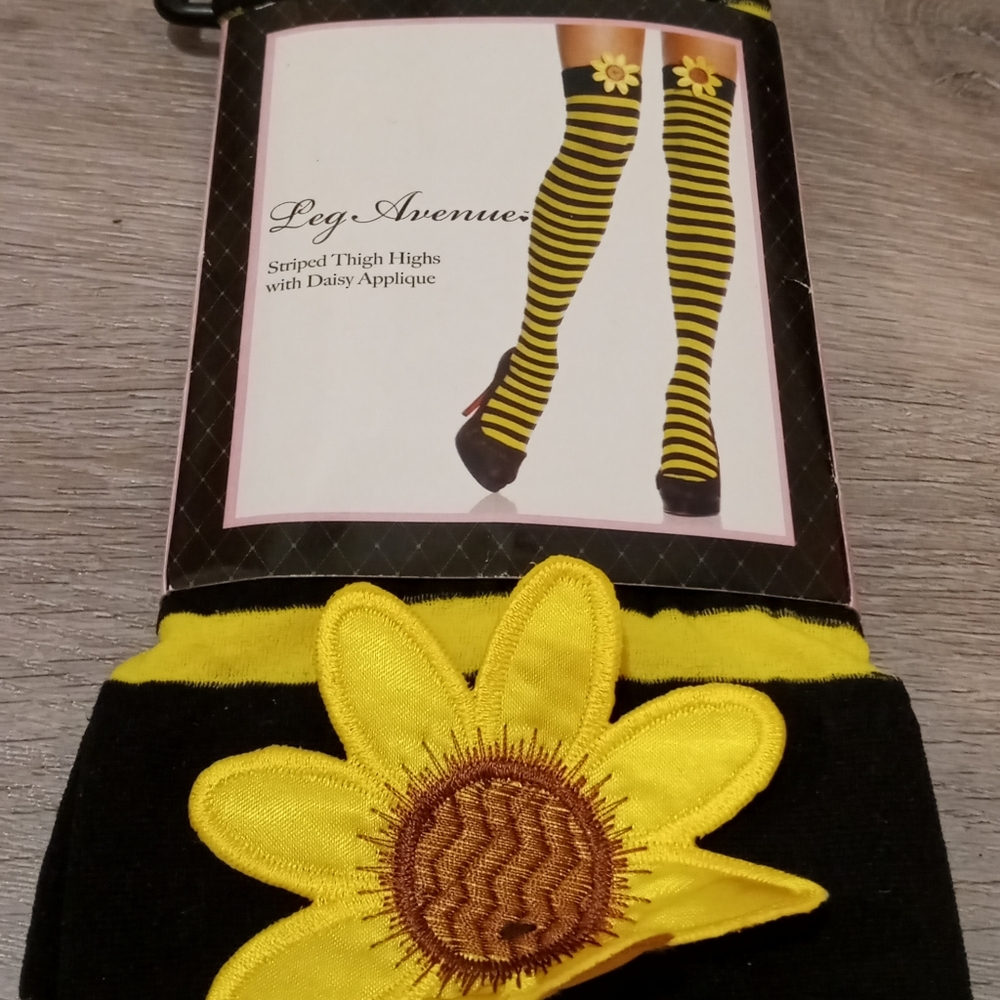 Stockings Yellow and Black